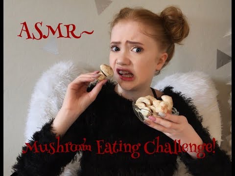 ASMR~ Eating Mushrooms (Bowl-Of-Mushrooms Challenge) 🍄