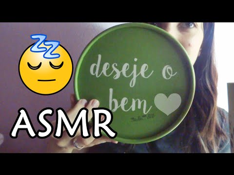 ASMR: Vídeo para relaxar e dar sono (PORTUGUÊS) - Tapping/sussurros/ whisper/ sons