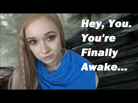 Skyrim Intro but ASMR (Hey, You, You're Finally Awake)