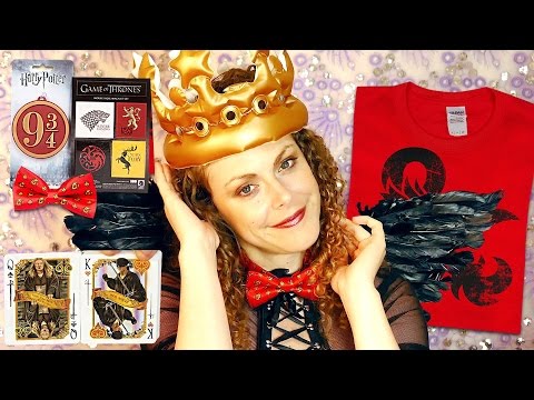 ASMR Unboxing Game of Thrones Fantasy Loot Crate June 2015 Tapping, Scratching, Toy Tingles #15