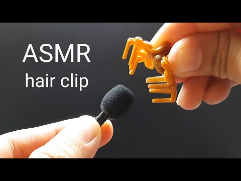 Scratching Microphone by Hair Clip - ASMR Scratching Mic I No Talking I Satisfying Video