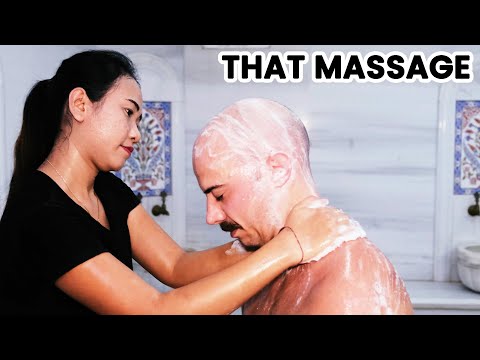 ASMR Turkish HAMMAM | Massage, Soap, Scrub