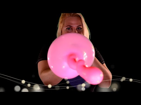 ASMR Blowing up Squiggly 3D balloons - Balloon Funday Friday Part 5