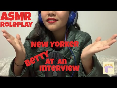 ASMR | Roleplay 🚖New Yorker Betty at an Interview