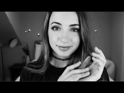 [ASMR] Dark & Relaxing Face Touching, Adjustments & Hand Movements