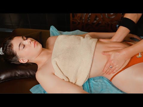 ASMR RELAXATION | THIGH MODELING MASSAGE FOR CHARMING LISA