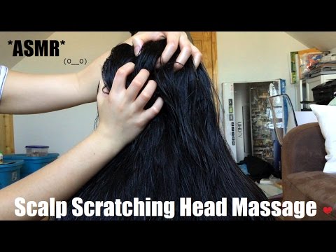 ASMR SCALP SCRATCHING HEAD MASSAGE ON WET & DRY HAIR (SPRAY BOTTLE + BRUSHING SOUNDS INCLUDED) !!