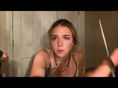 ASMR Fast & Aggressive Doing Your Eyebrows