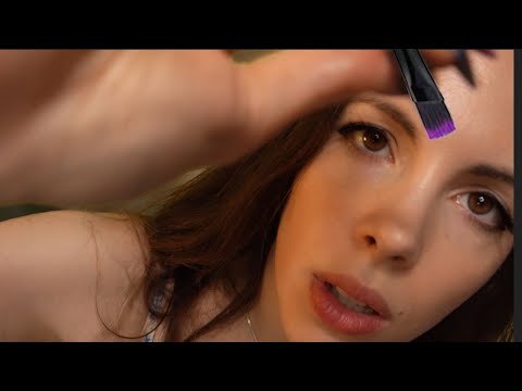 ASMR - Friend Does Your Makeup For A Date - (Realistic, Layered Sounds, Breathy Whispering)