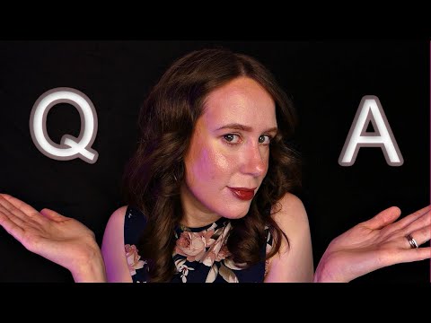 ASMR 1.5 Hours of Tapping, Scratching, Mic Scratching, Whispering | Q&A Answering your Questions!