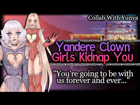 Yandere Clown Girls Want You All To Themselves [Possessive] [Bossy] | Harlequin ASMR Roleplay /FF4A/