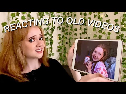 REACTING TO MY OLD VIDEOS… **so embarrassing**