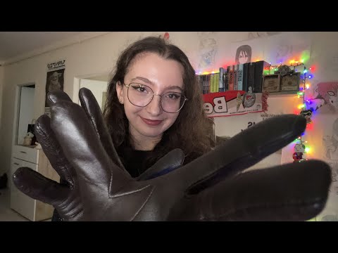 ASMR | Head Massage With Leather Gloves ft Layered Sounds 🧤