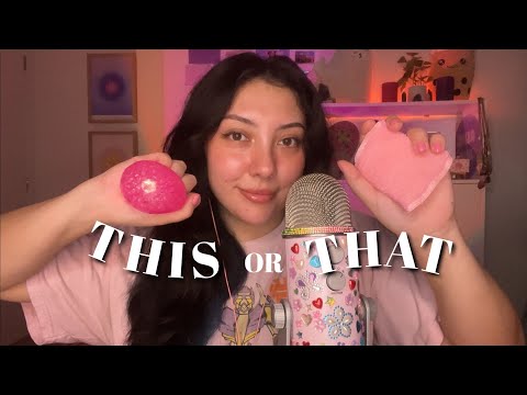 ASMR this or that (pick your favourite trigger)