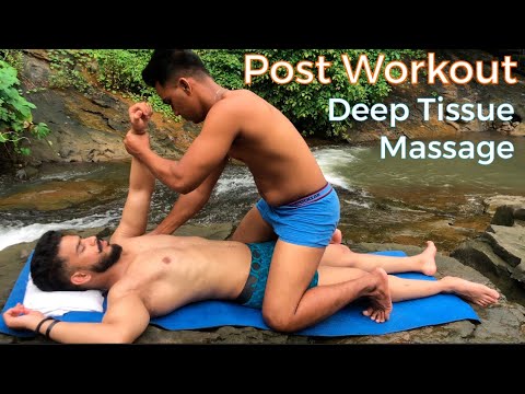 ASMR | Deep Tissue Body Massage After Heavy Chest Workout | ASMR Firoz