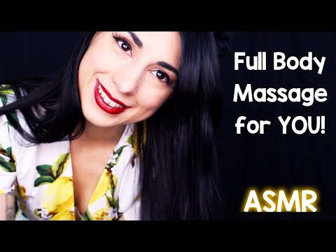 ASMR FULL BODY MASSAGE WITH OIL 💆‍♂️💆‍♀️For Stress Relief (Personal Attention Role Play) 😴🤤