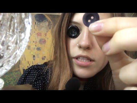 ASMR OTHER MOTHER HELPS YOU PICK OUT BUTTON EYES / PERSONAL ATTENTION / TRIGGER WORDS