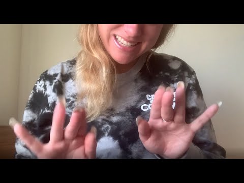 ASMR Camera and Nail Tapping, Hand Movements with Mouth Sounds Voiceover (Fast and Aggressive)