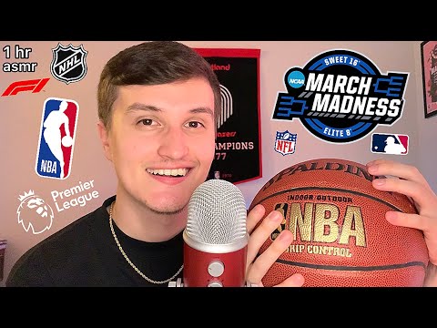 ASMR | Whispering ALL About Sports Until You SLEEP 🏀💤 (whisper ramble)