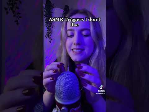ASMR | Triggers I don’t like 👀