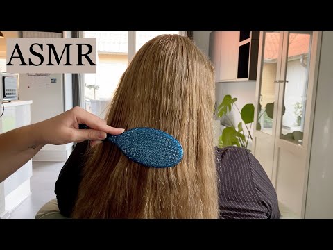 ASMR | ✨ SLOW HAIR BRUSHING FOR FAST SLEEP ✨ (hair play, relaxation, no talking)