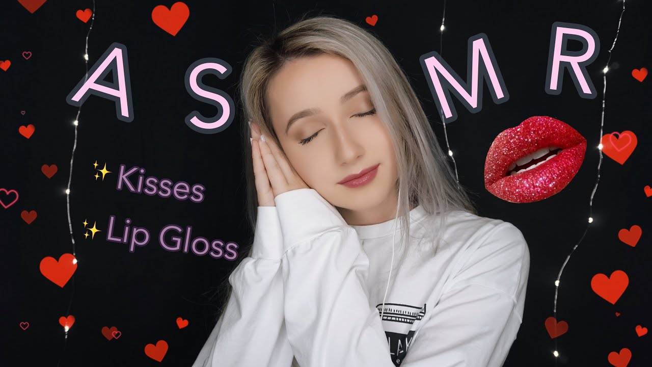 ASMR || Valentine’s Lip Gloss Kisses 💋