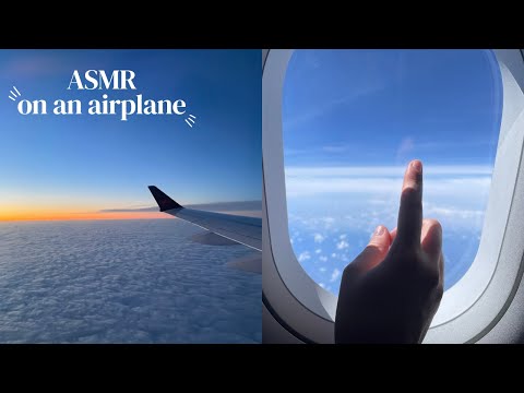 ASMR on an airplane ✈️