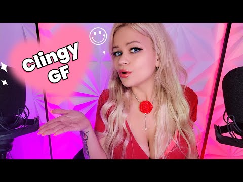 ASMR Girlfriend Roleplay Clingy - Kisses for Lonely People 💋💋💋