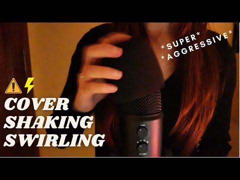 ASMR - Extremely FAST MIC COVER SHAKING, SWIRLING, PUMPING, Rubbing and SCRATCHING🤤