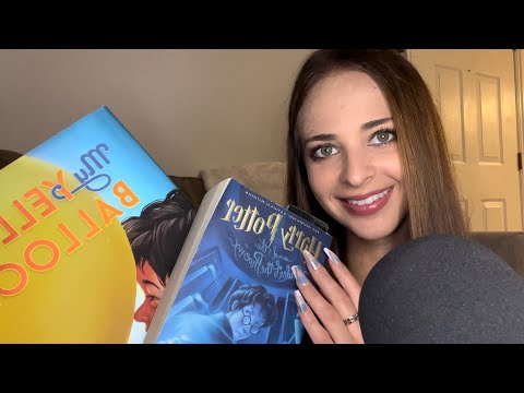 ASMR| Book Tracing/Reading (Close-up whisper, tapping, tracing, etc.)