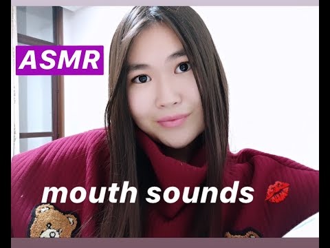 ASMR mouth sounds 👄 kisses, kissing sounds & hand movements АСМР звуки рта, тктк движения рук