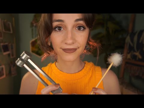 ASMR | Relaxing Hearing Test & Cleaning (ear to ear tingles)