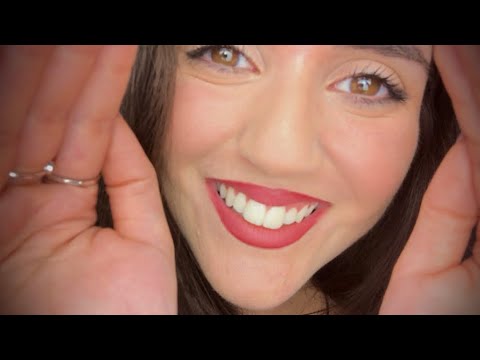 ASMR breathy up-close whispers (lens tapping, personal attention, rambling,...)