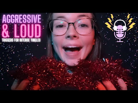 ASMR Loud and Aggressive Triggers for Chaotic Tingles