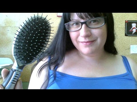 COMFORTING ASMR TOUCHING YOUR FACE & BRUSHING YOUR HAIR - RELAXING PERSONAL ATTENTION