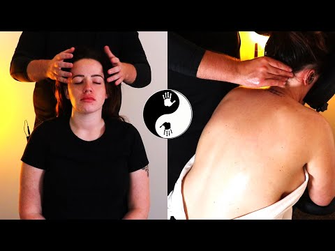 [ASMR] Amazing New Seated Massage For Ultimate Relaxation & Stress Reduction [No Talking]