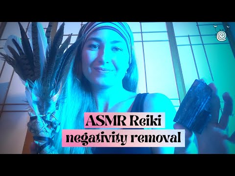 [ASMR] ~ 🖤Reiki negativity Removal🖤 | ASMR Positive Energy | Reiki Master Massage & Affirmations
