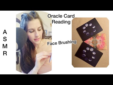 ASMR 😴 Oracle Card Reading | Face Brushing 🖌 Soft Spoken