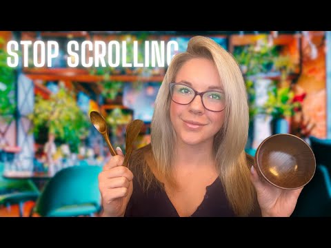EATING YOUR FACE 👄 Scooping you with a WOODEN SPOON ASMR mouth sounds.  NEW TINGLES 😊