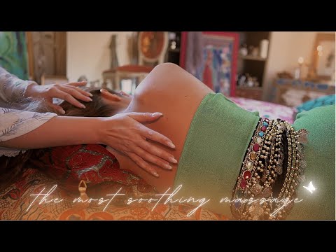 ASMR whispered 😴 The most soothing treatment (slow touch, essential oil, feather, jade sticks)