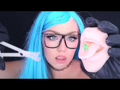 ASMR Becky Pierces Your Tongue ERMAHGERD! (personal attention, TINGLES for sleep)