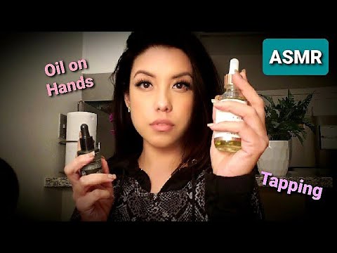 ASMR| 🖐Hand Oil 🖐 Hand Movements Bottle Tapping Whispers Over Explaining