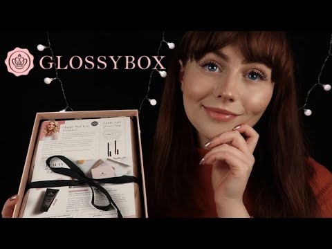 [ASMR] GlossyBox Unboxing - Tapping, Crinkling, Lid Sounds