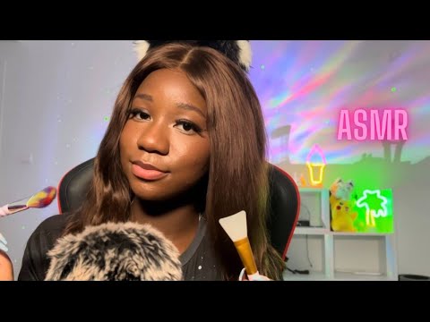 ASMR| Spit Painting Your Face ✨
