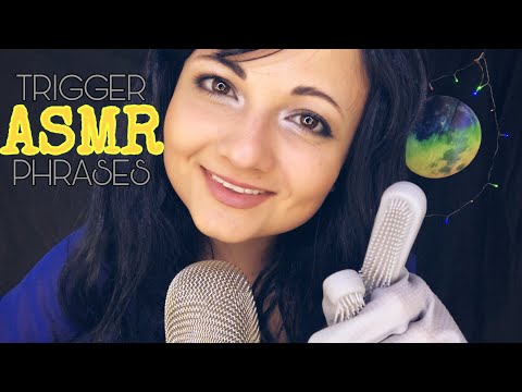 ASMR REPEATING PHRASES | KISSES BREATHING RUBBER GLOVE (~makes you so sleepy 💤)