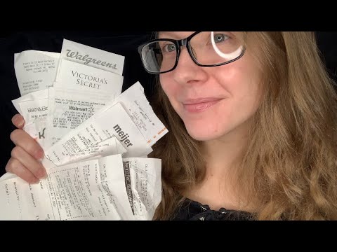 ASMR Tearing/Ripping Up Old Receipts & Paper