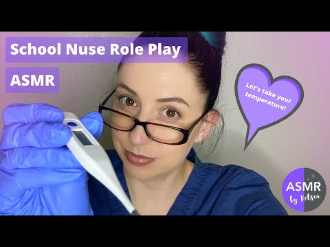 ASMR | School Nurse Role Play (60fps)