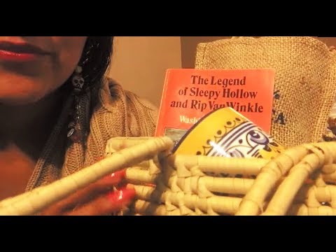 ASMR Cozy Night Reading The Legend of Sleepy Hollow with Semi-Inaudible Whispers