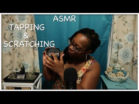 ASMR | TAPPING AND SCRATCHING| RANDOM ITEMS IN MY BACKGROUND