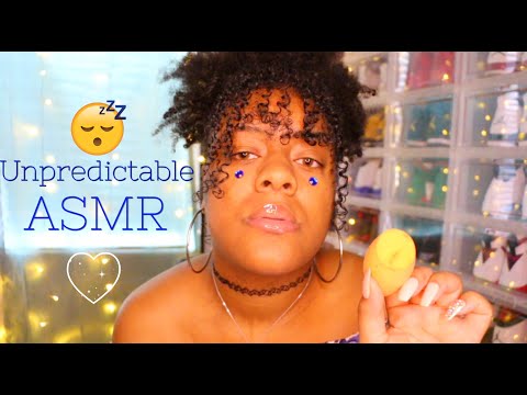 ASMR - FAST-PACED UNPREDICTABLE TRIGGERS 💙✨ (RANDOM TINGLES)